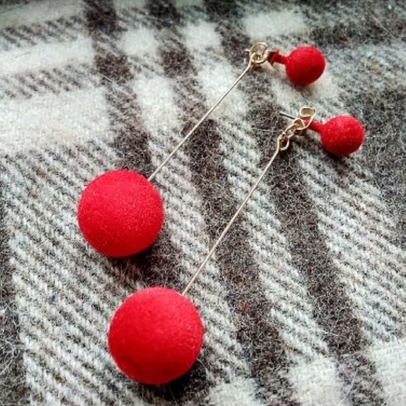 (B1) Choose Color Ball Drop Earrings - Picture 6 of 8